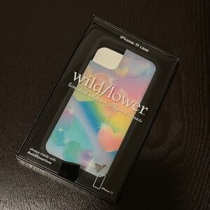 Wildflowers iPhone 11 Case - Pastel Rainbow Hearts